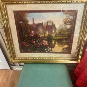 Vintage Home Interior picture house on the lake flowers